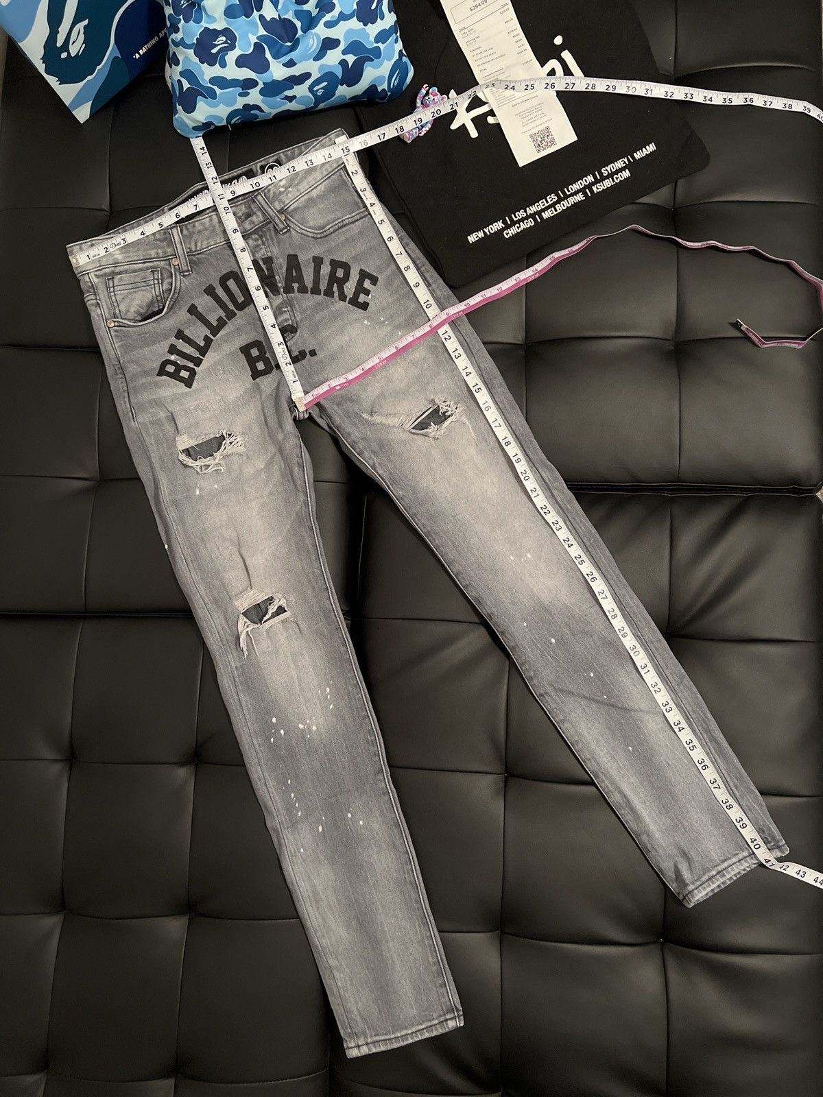 Billionaire Boys Club Billionaire Boys Club Jeans Size US 30 / EU 46 - 8 Thumbnail