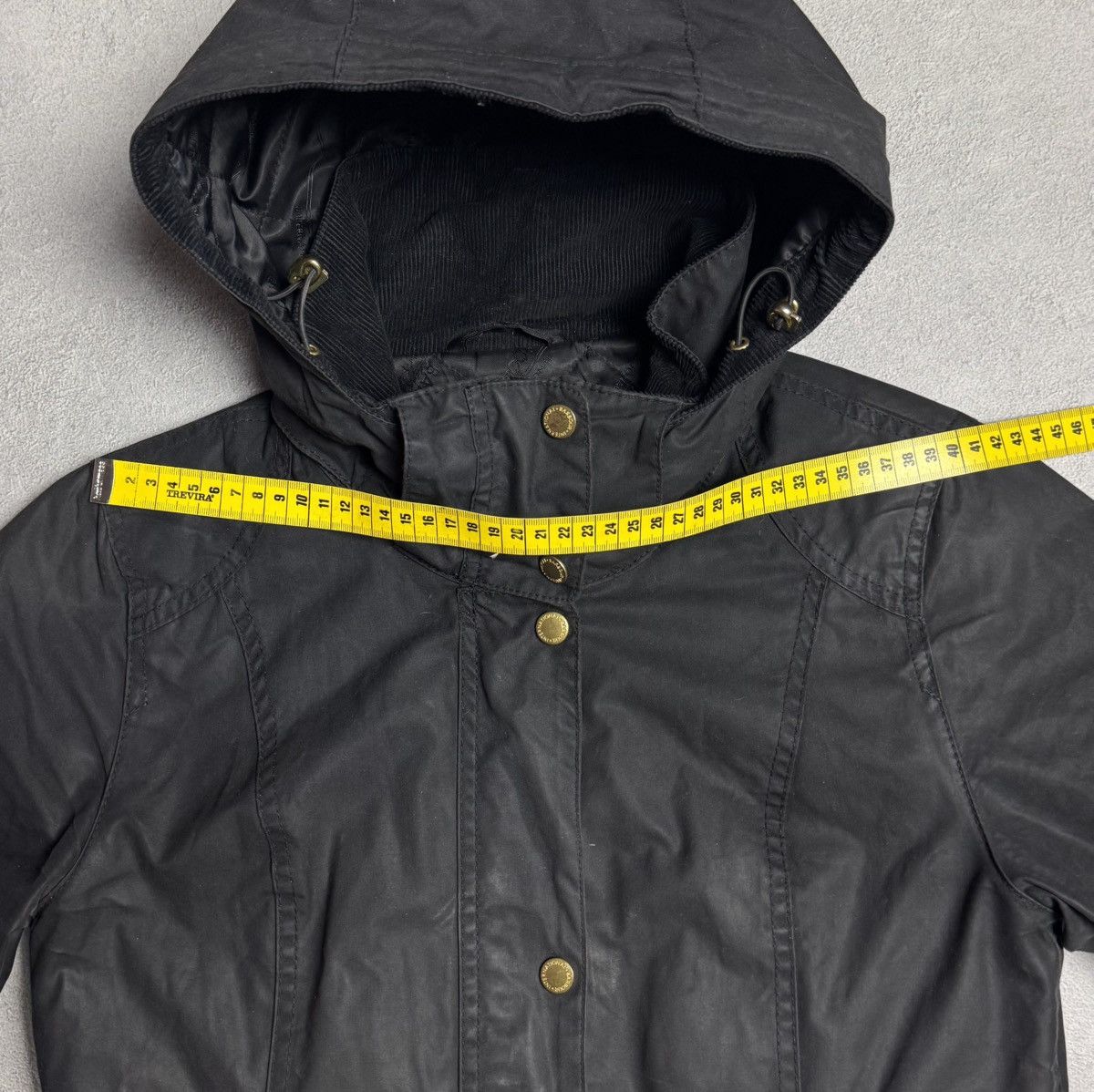 Barbour Barbour International Kirk Wax Cotton Hooded Jacket Size S / US 4 / IT 40 - 20 Thumbnail