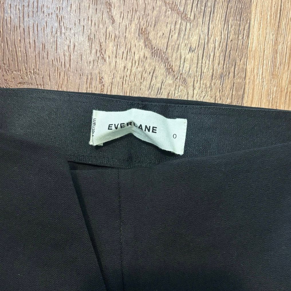 Everlane NWOT Everlane The Bi-Stretch Work Pant In Black Size 0 Size 25" / US 0 / IT 36 - 3 Thumbnail