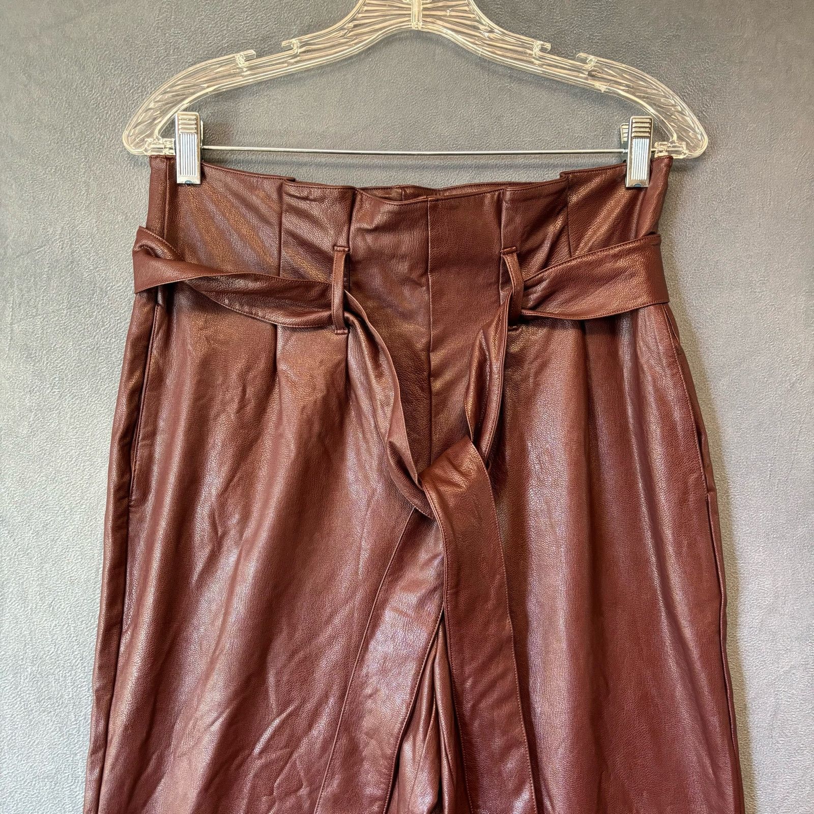 Commando Commando Pleather Pants New Wide Waist Womens Medium Office Size 30" / US 8 / IT 44 - 3 Thumbnail