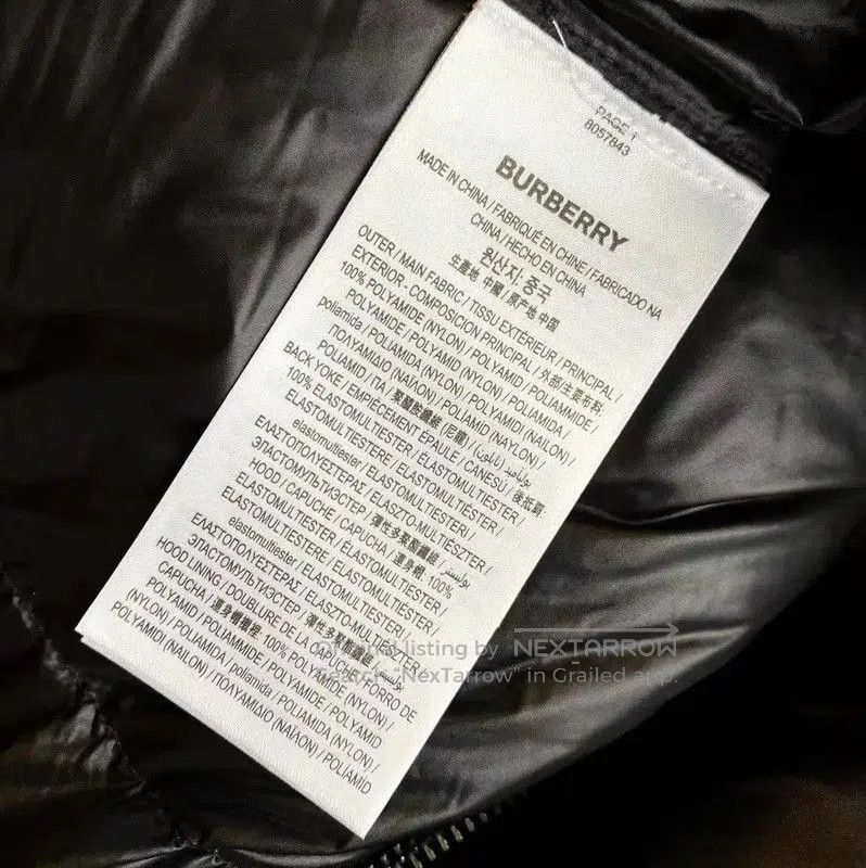 Burberry Burberry Black Nylon Women's Down Coat. Size M / US 6-8 / IT 42-44 - 4 Thumbnail