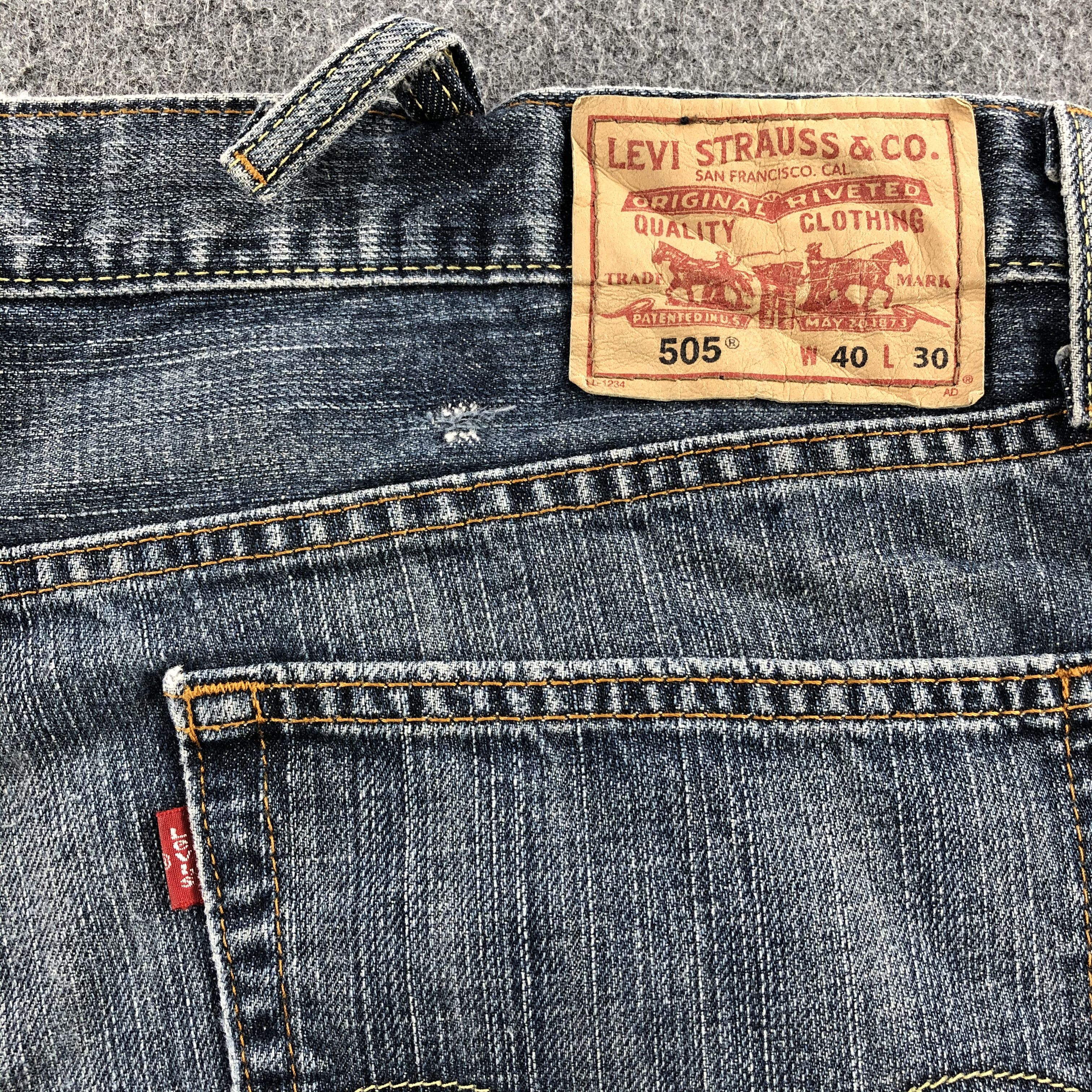 Levi's Vintage Levis 505 Jeans-J1167 Size US 42 / EU 58 - 5 Thumbnail