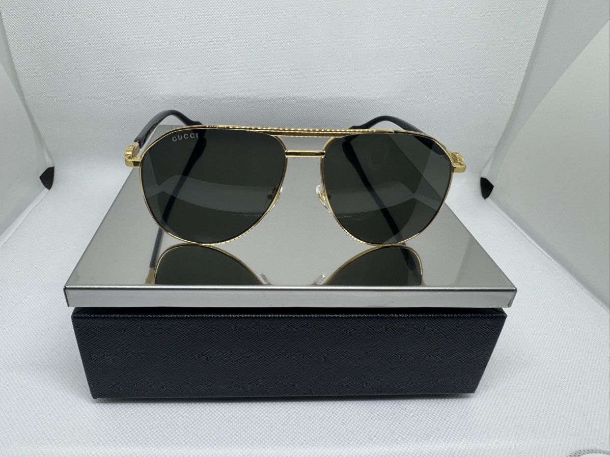 Gucci × Vintage Gucci sunglasses GG1220S 001 59 Made in Japan New Collection Size ONE SIZE - 3 Thumbnail