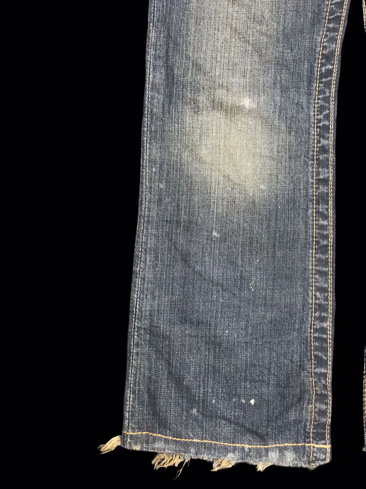 Seditionaries 💥90s Style💥Stitch Rusty Wash Distressed Denim F126 Size US 31 - 8 Thumbnail
