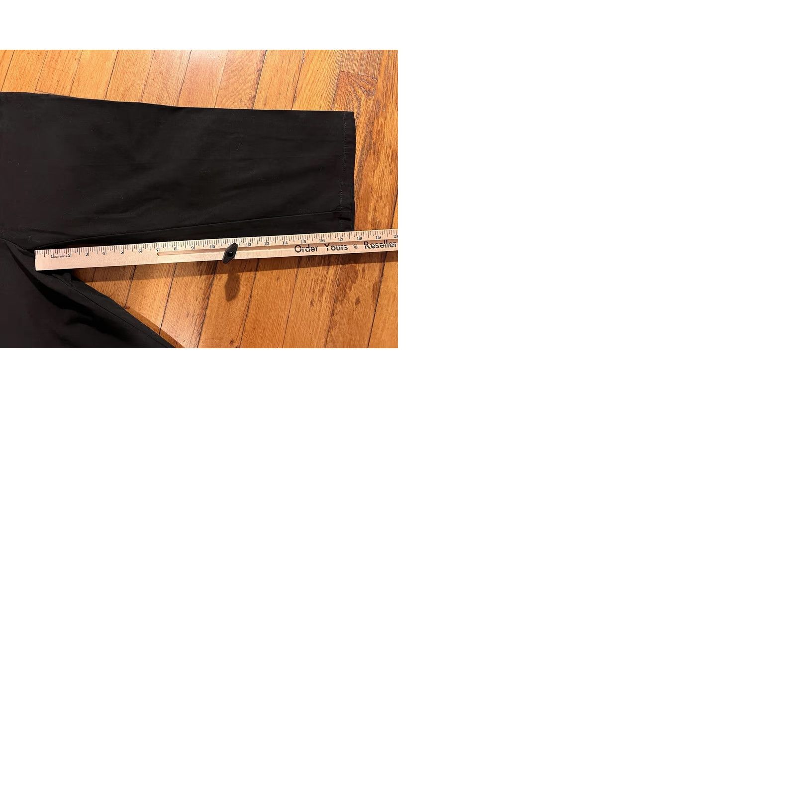 Anthropologie Anthropologie Poleci Gaucho Cropped Pants Women’s 4 Black Wide-Leg Pants Size 27" / US 4 / IT 40 - 9 Thumbnail