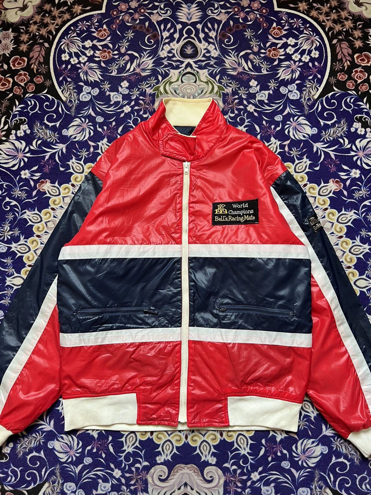 Vintage 80s World Champions Bell's Racing Mate Jacket Very Rare Size US M / EU 48-50 / 2 - 6 Thumbnail