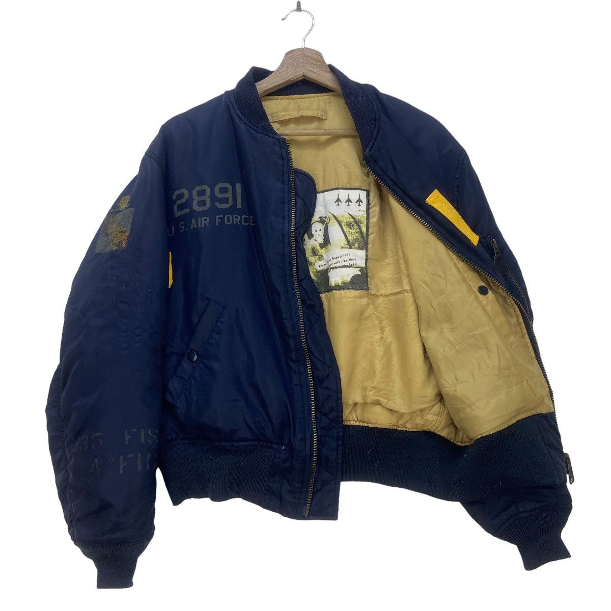 Avirex Avirex 2891 US Air Force Sabre Ace MA-1 Bomber Jacket Size US S / EU 44-46 / 1 - 2 Thumbnail
