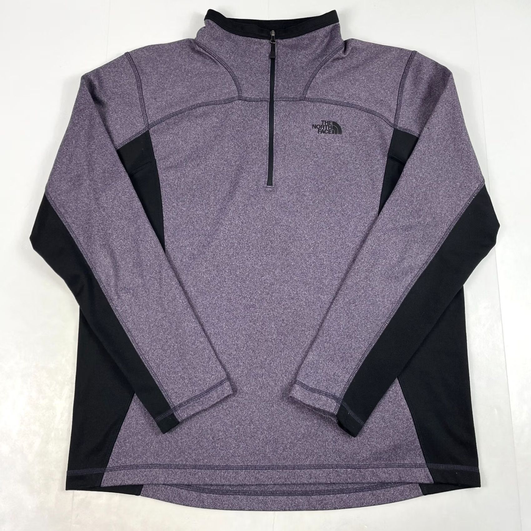 The North Face The North Face Shirt Mens L Purple Large Fleece Zip Pullover Hiking Climbing Size US L / EU 52-54 / 3 - 2 Thumbnail