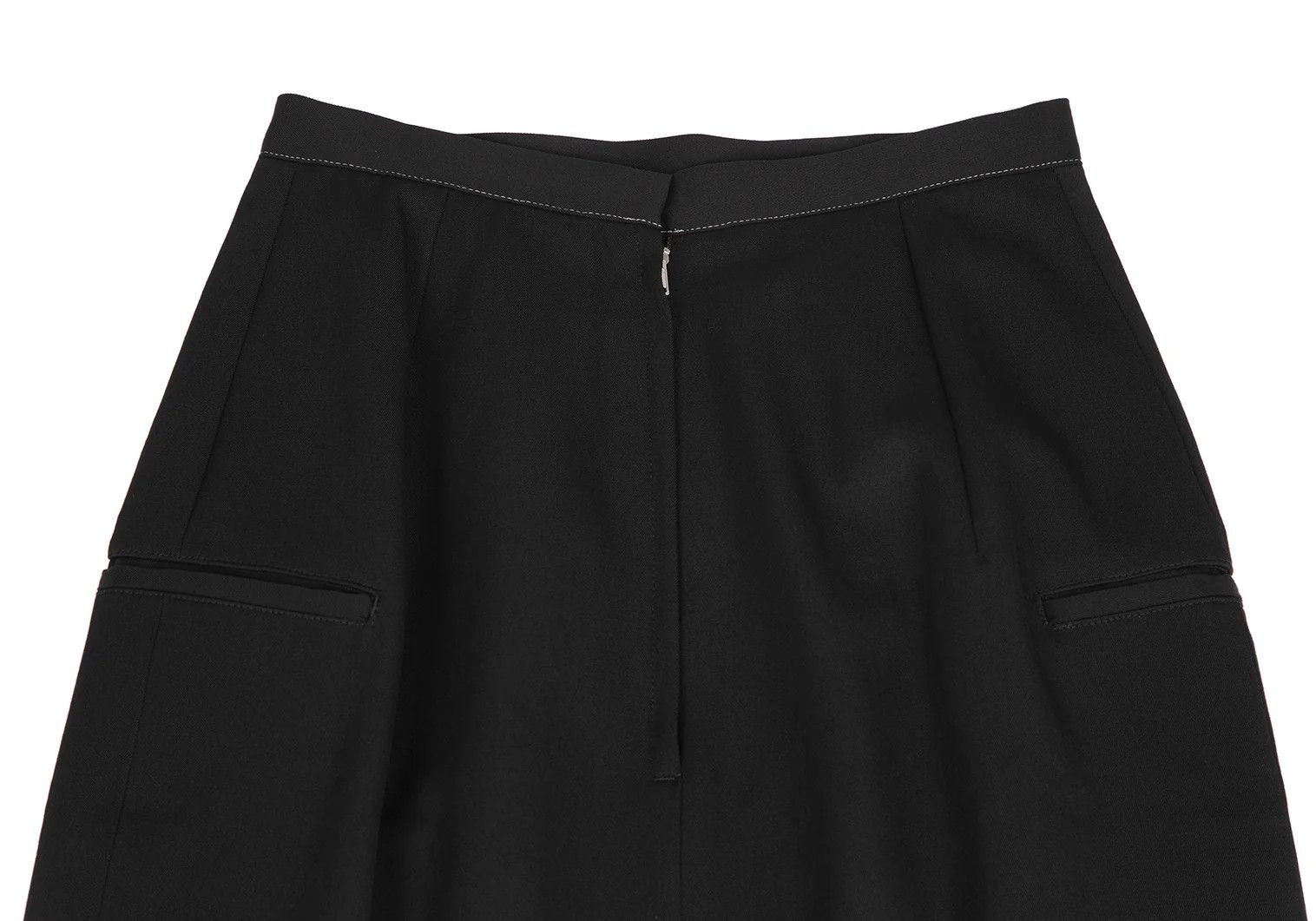 Yohji Yamamoto Yohji Yamamoto Costume Wool Gabardine Side Pocket Skirt Size US 30 / EU 46 - 6 Thumbnail