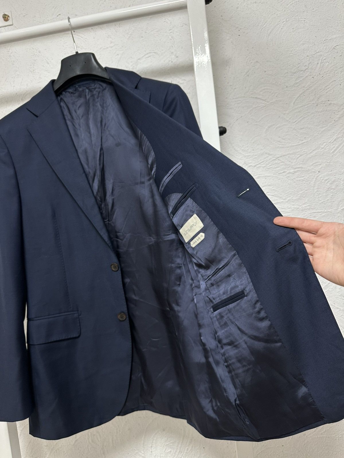 Suitsupply Suitsupply Dark Blue Blazer L Size Size 42R - 5 Thumbnail