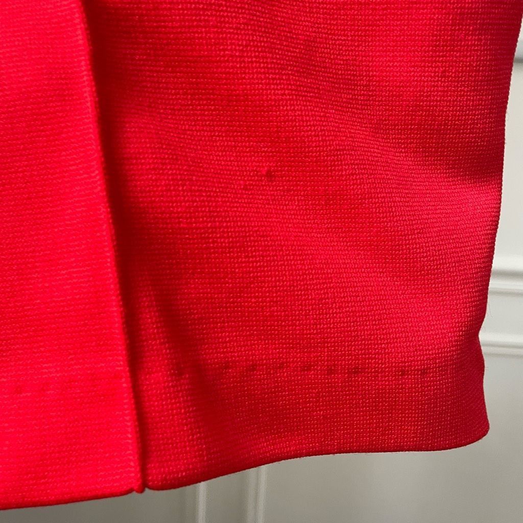 Vintage Vintage Polyester Red Pull On Shorts L 12 5” Size 34" / US 12 / IT 48 - 4 Thumbnail