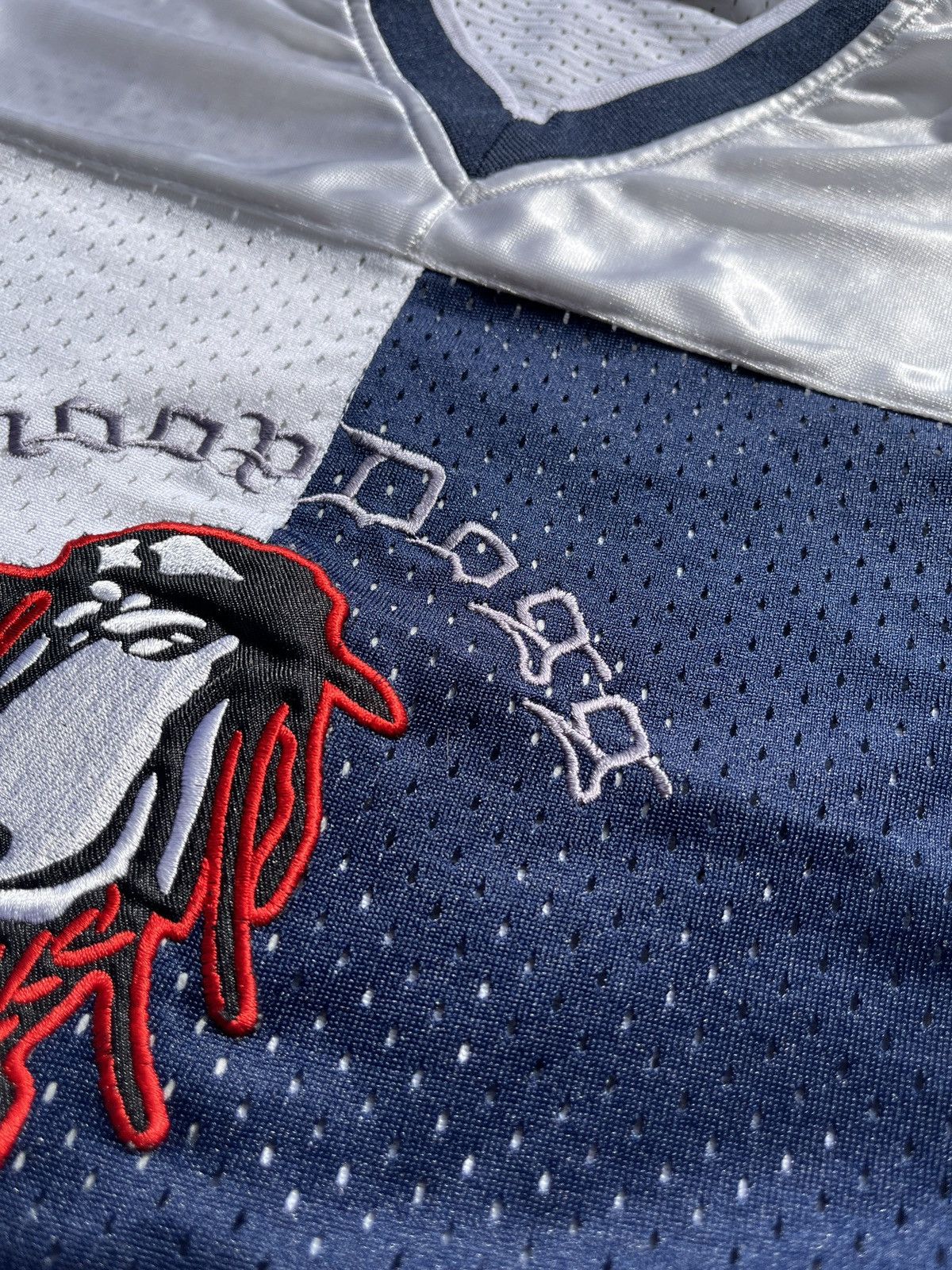 Snoop Dogg White & Navy Blue Snoop Dogg Jersey Early 2000s - Rare Find Size US L / EU 52-54 / 3 - 4 Thumbnail