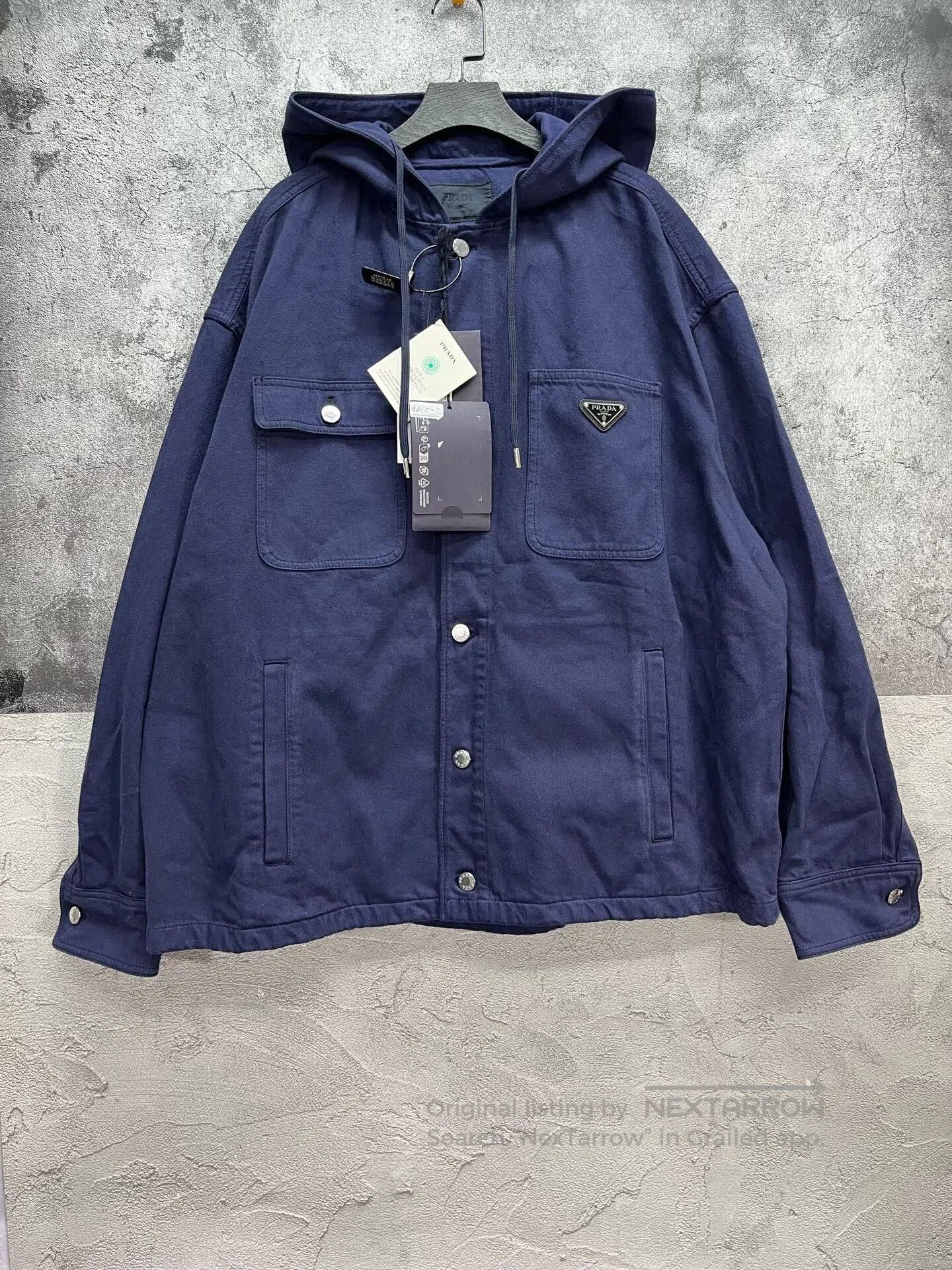 Prada prada hooded work jacket size l. Size US L / EU 52-54 / 3 - 1 Thumbnail