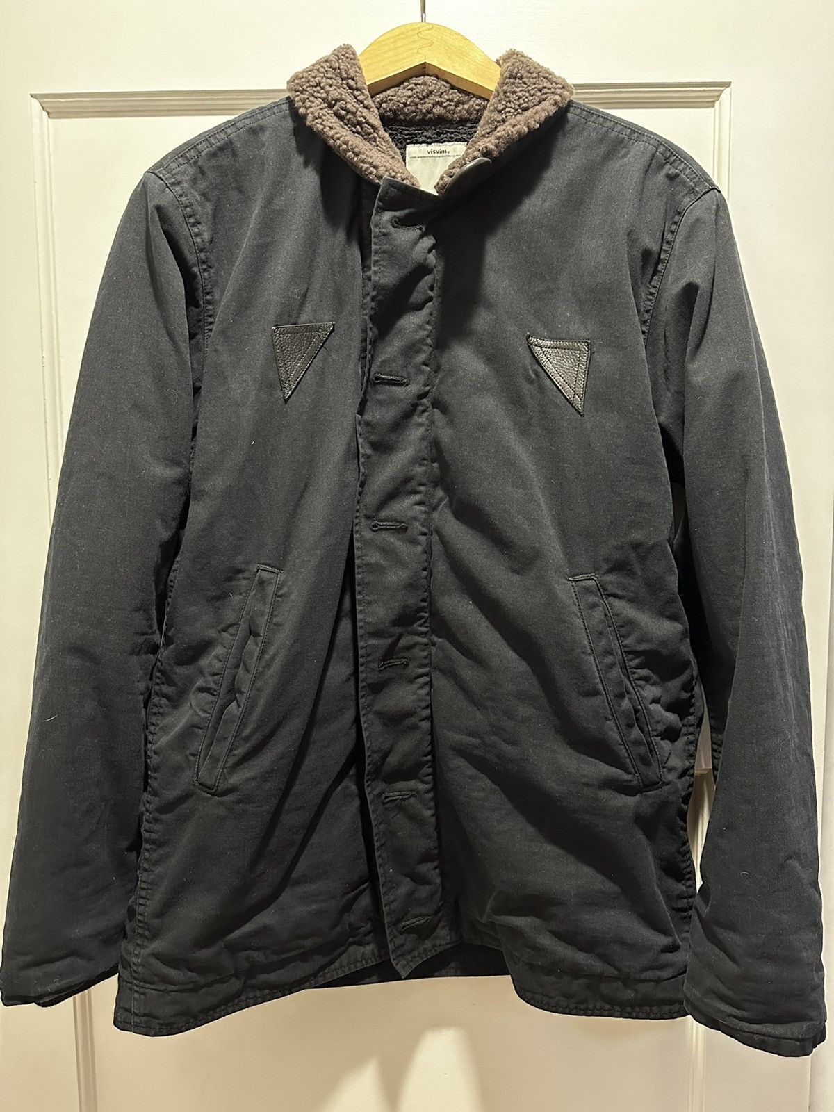 Image of Visvim Deckhand Jacket Size XL in Black, Men's