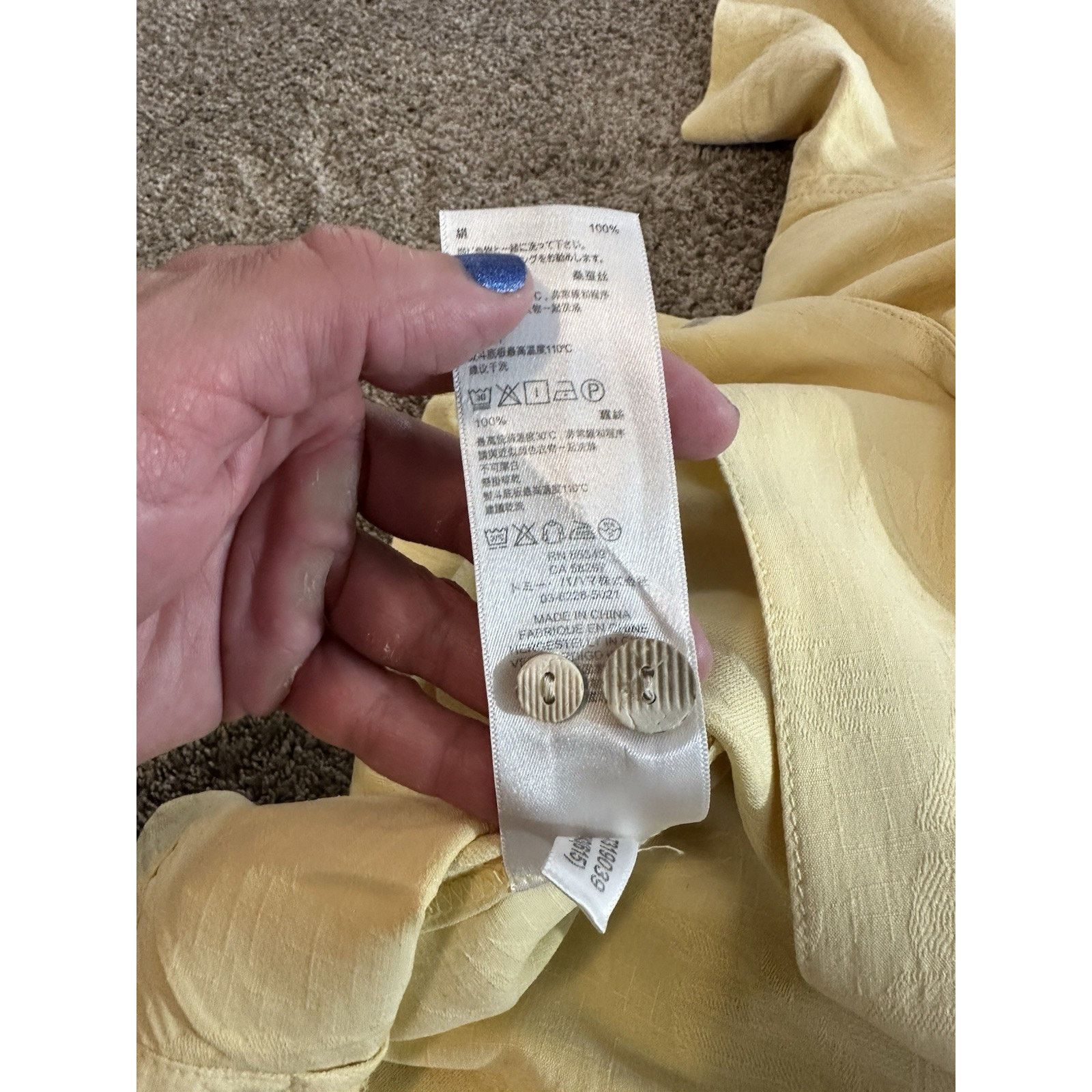 Tommy Bahama Tommy Bahama Shirt Mens XL Yellow 100% Silk Hawaiian Size US XL / EU 56 / 4 - 7 Thumbnail