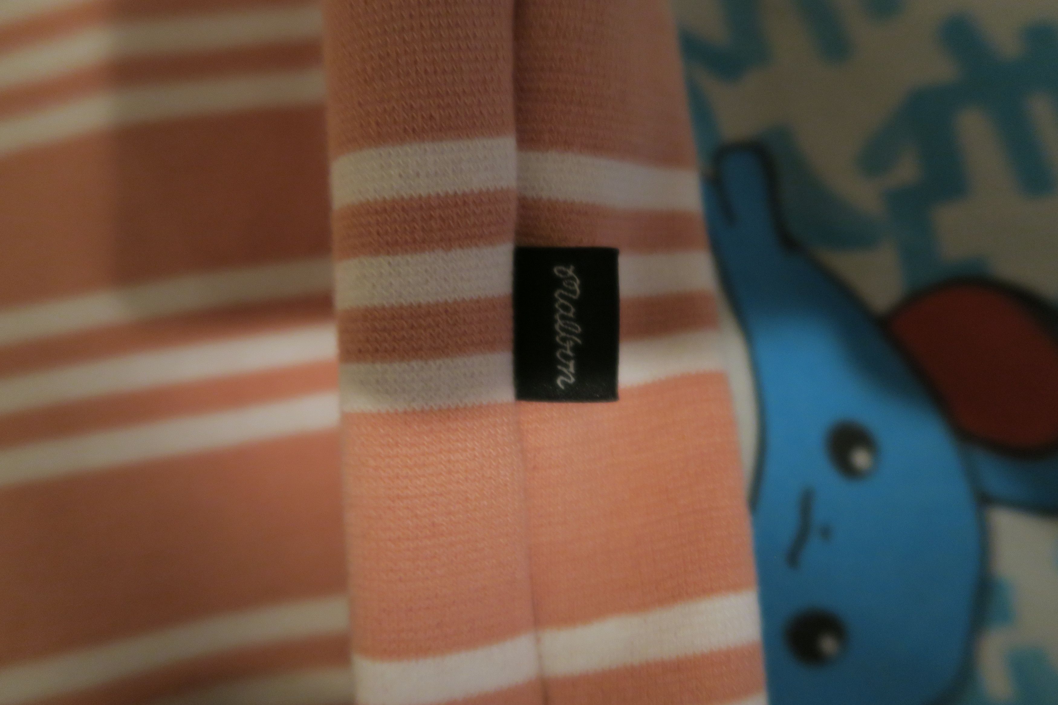 Malbon Malbon Golf Bon Striped 1/4 Zip Pullover Coral Pink Size US L / EU 52-54 / 3 - 3 Thumbnail