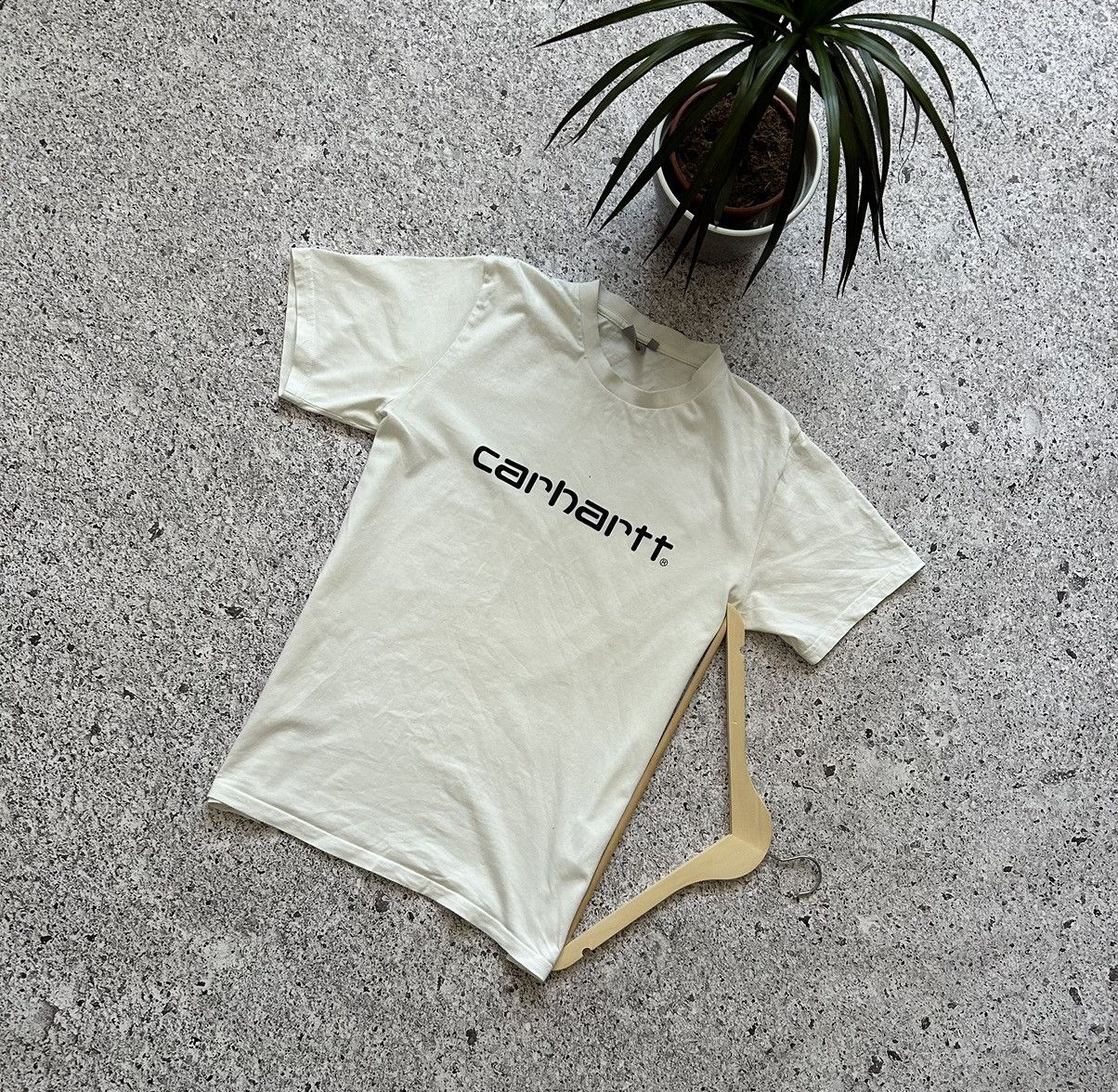 Carhartt × Carhartt Wip Rare Carhartt Logo Outdoor Life T-Shirt Y2K Hype Retro Size US M / EU 48-50 / 2 - 1 Thumbnail