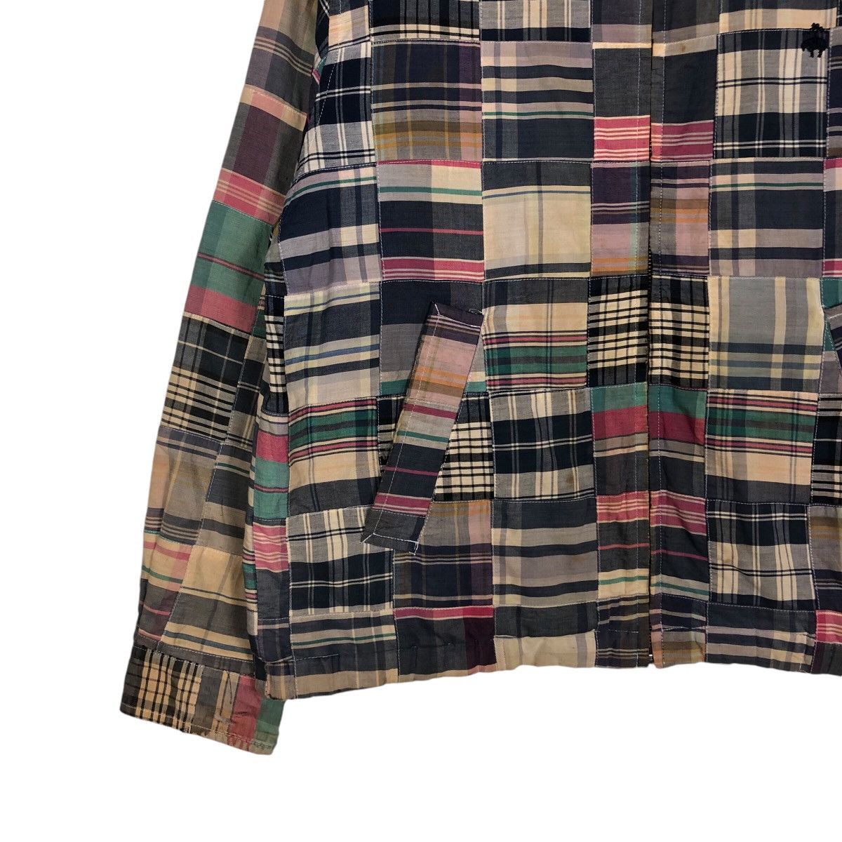 Japanese Brand 📌Vintage Bomber Jacket Patch Work Design Brooks Brother Size US S / EU 44-46 / 1 - 5 Thumbnail