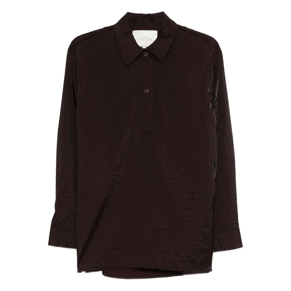 Studio Nicholson Studio Nicholson BROWN Tops - Shirts Size M / US 6-8 / IT 42-44 - 1 Thumbnail
