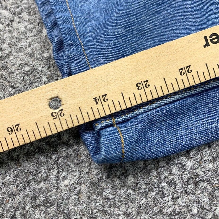 Levi's VINTAGE Levi's 550 Jeans Men 44x24 Short Hemmed Wide Leg Retro Grunge Denim Blue Size US 42 / EU 58 - 4 Thumbnail