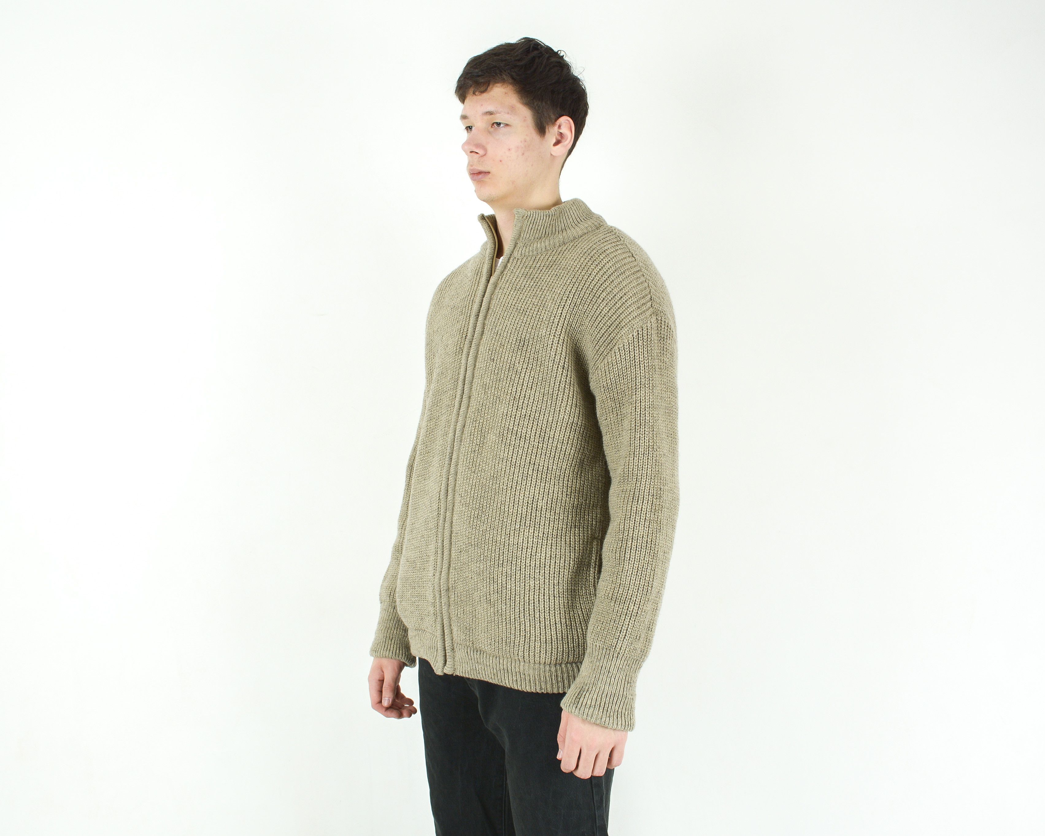 Kappa ROBE DI KAPPA Mens Wool Jacket Sweater Cardigan Knit italian Size US XL / EU 56 / 4 - 2 Thumbnail