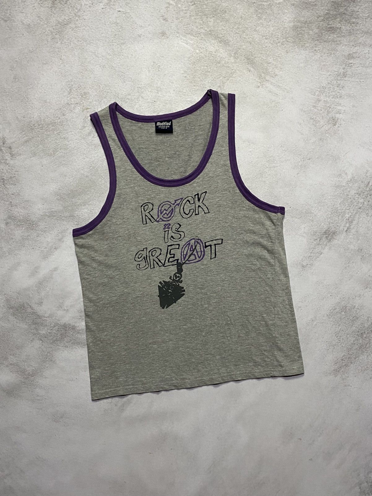 Japanese Brand Modified Rock is Great Tank Top Size US M / EU 48-50 / 2 - 3 Thumbnail