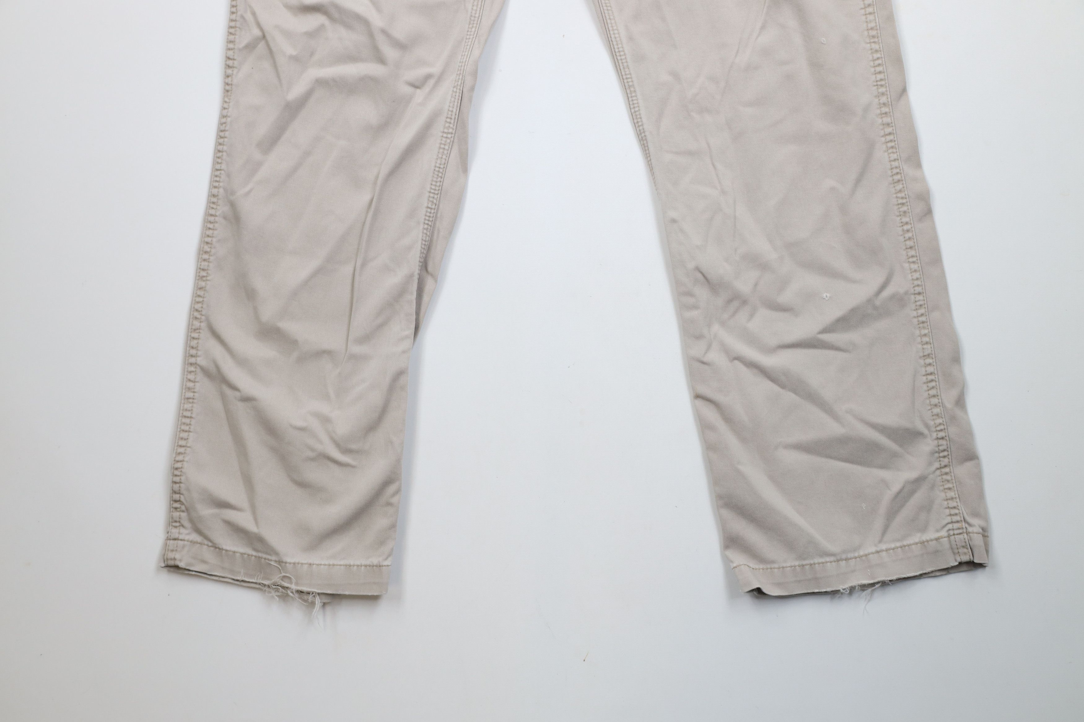 Carhartt × Vintage Vintage Carhartt Relaxed Fit Wide Leg Pants Beige Cotton Size US 38 / EU 54 - 4 Thumbnail