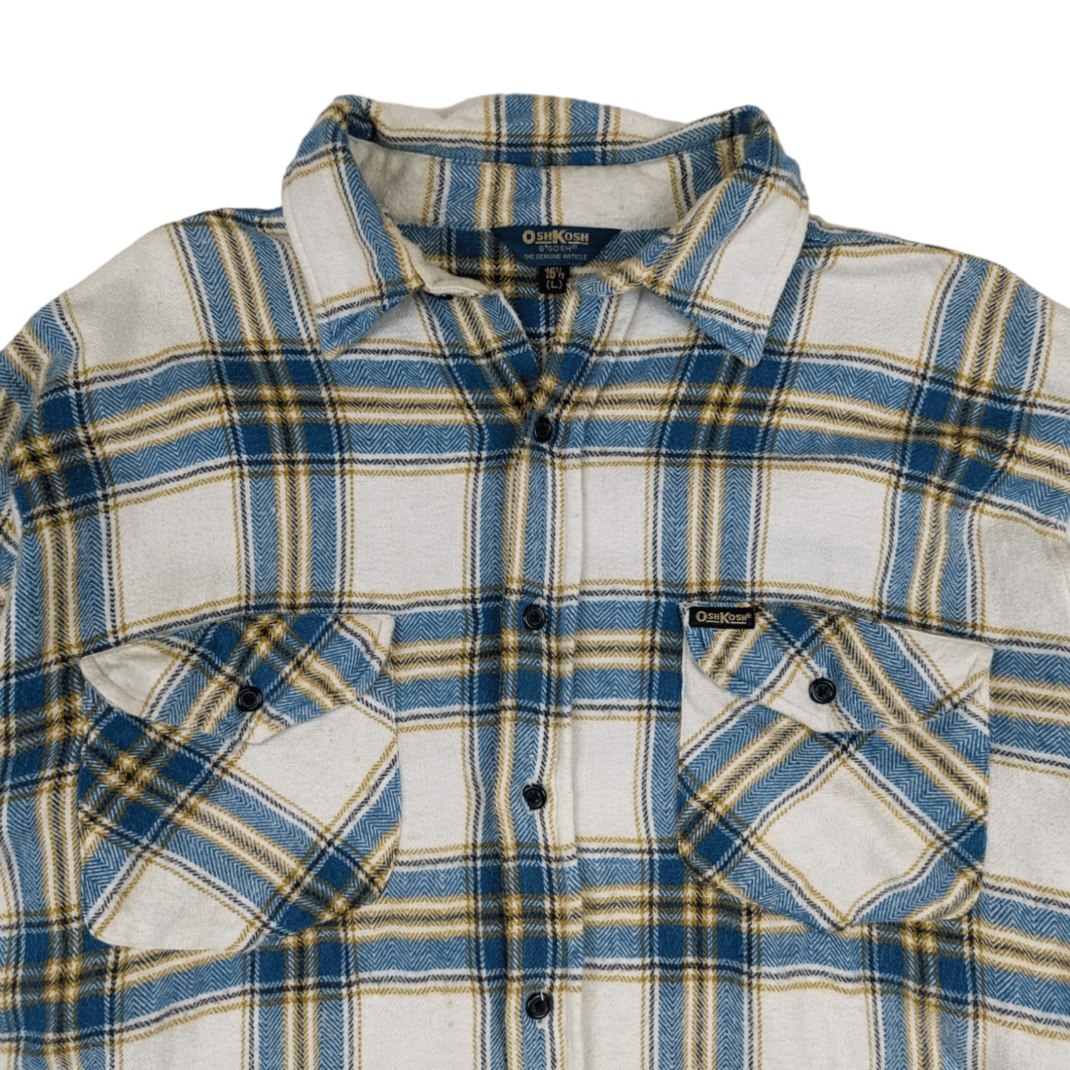 Oshkosh OSHKOSH Check Button Up Shirt Flannel Outdoor Hiking Size US L / EU 52-54 / 3 - 4 Thumbnail