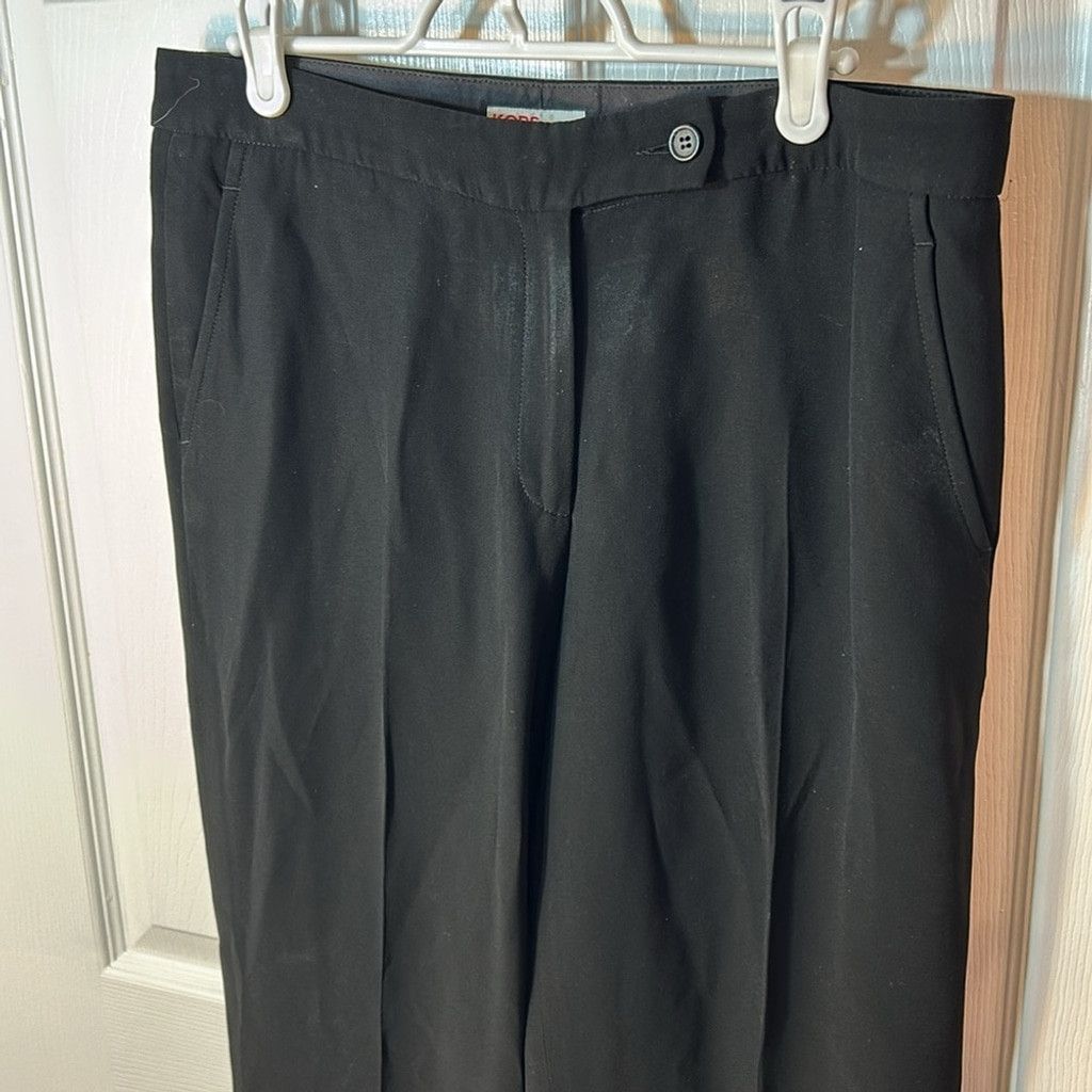 Michael Kors Vintage Michael Kors Black Dress Pants rayon acetate size 10 Size 32" / US 10 / IT 46 - 3 Thumbnail