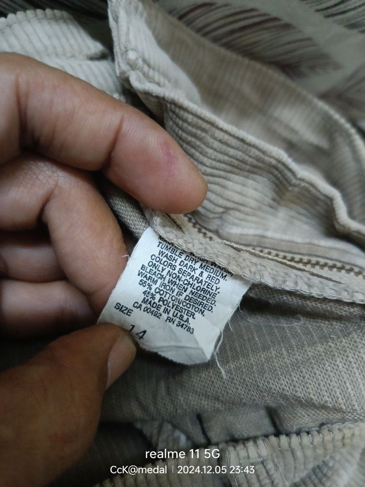 Lee Lee Corduroy Vintage Size US 30 / EU 46 - 3 Thumbnail