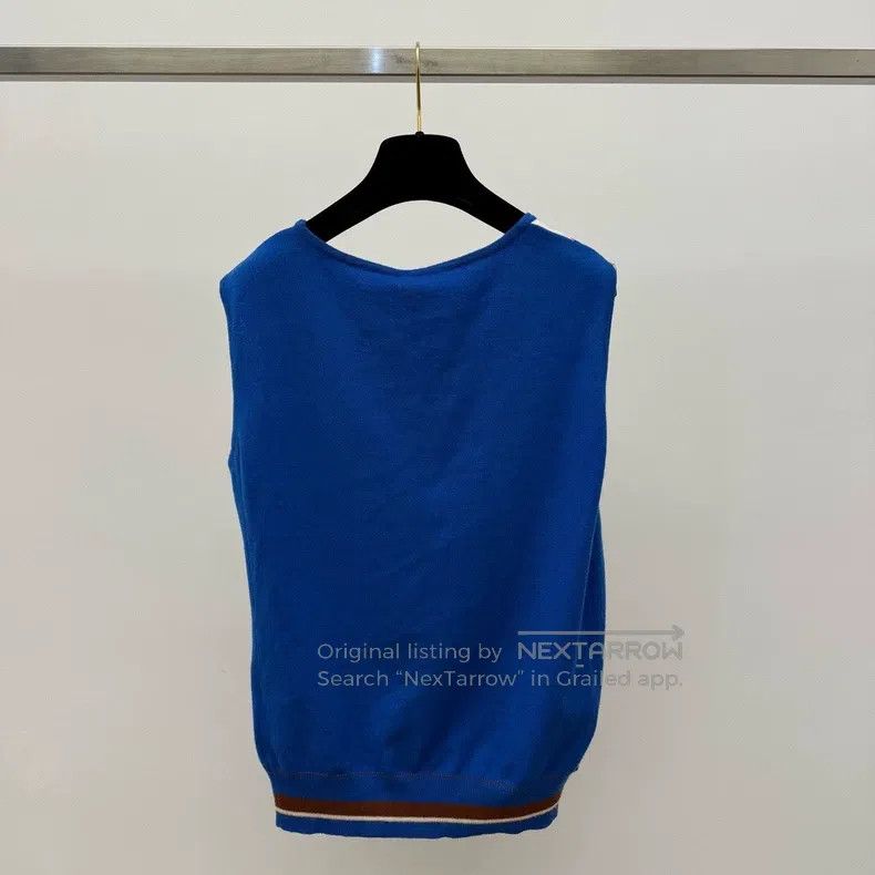 Hermes Hermes Blue Vest Size XXS / US 00 / IT 34 - 2 Thumbnail