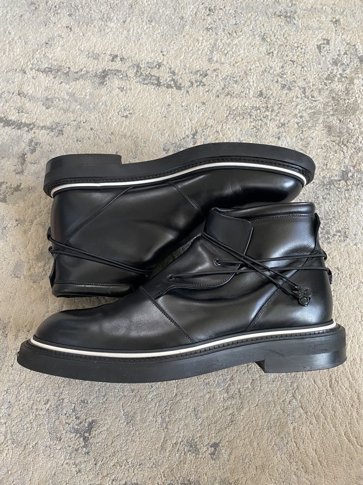 Dior AW09 Cord Wrapped Leather Boots Size US 9 / EU 42 - 2 Thumbnail