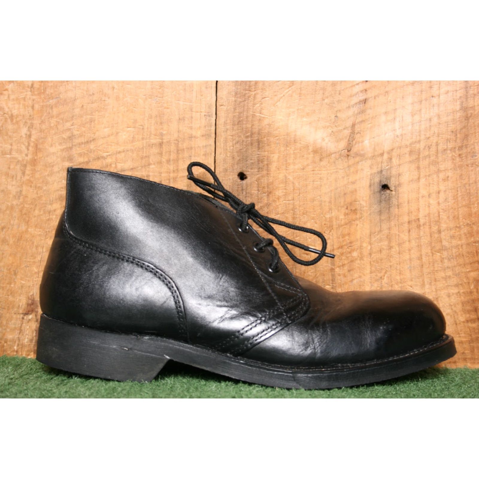 Vintage VINTAGE Addison Shoe Co. Boot Mens Chukka Leather Steel Toe 80s Black Size 6.5 R Size US 7 / EU 40 - 2 Thumbnail