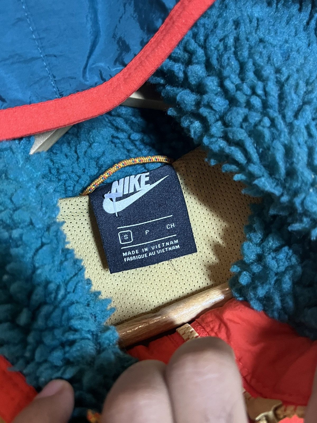 Nike Nike Multicolour Colorblock Halfzipper Sherpa Anorak Size US M / EU 48-50 / 2 - 5 Thumbnail