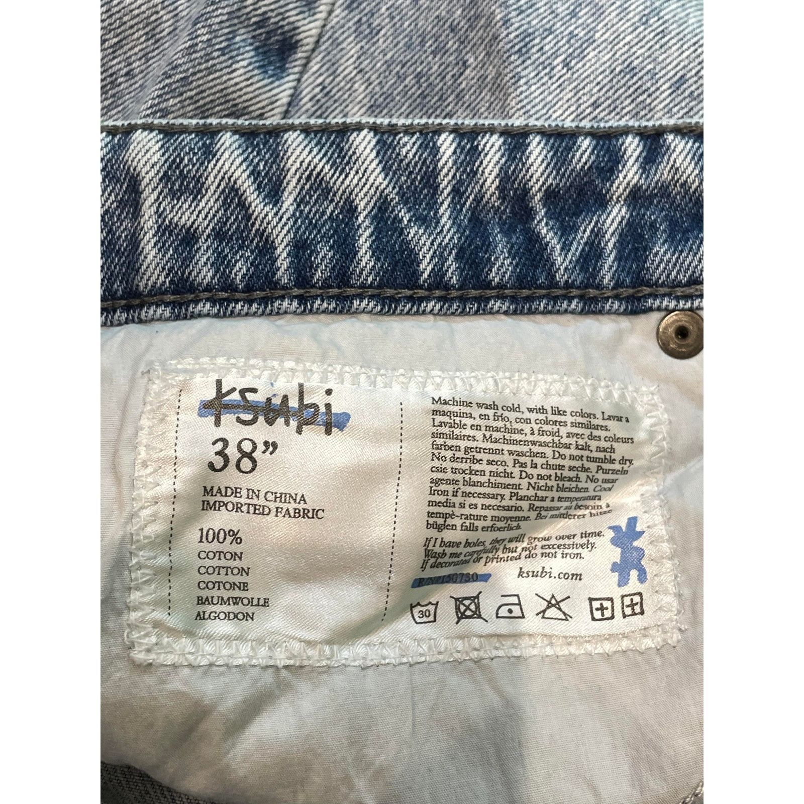 Ksubi Ksubi Jeans Light Wash Size US 38 / EU 54 - 7 Thumbnail