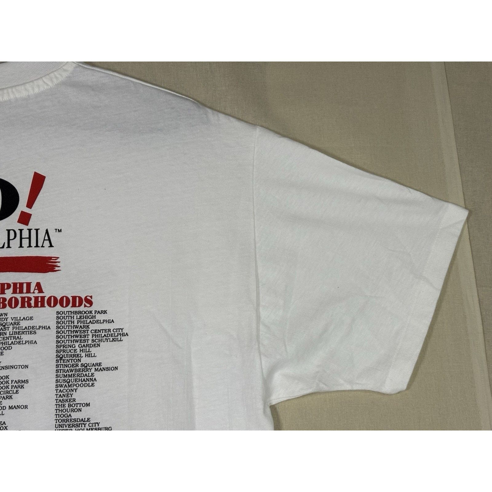 Hanes Yo Philadelphia City Of Neighborhoods T-shirt Men XL Size US XL / EU 56 / 4 - 20 Thumbnail