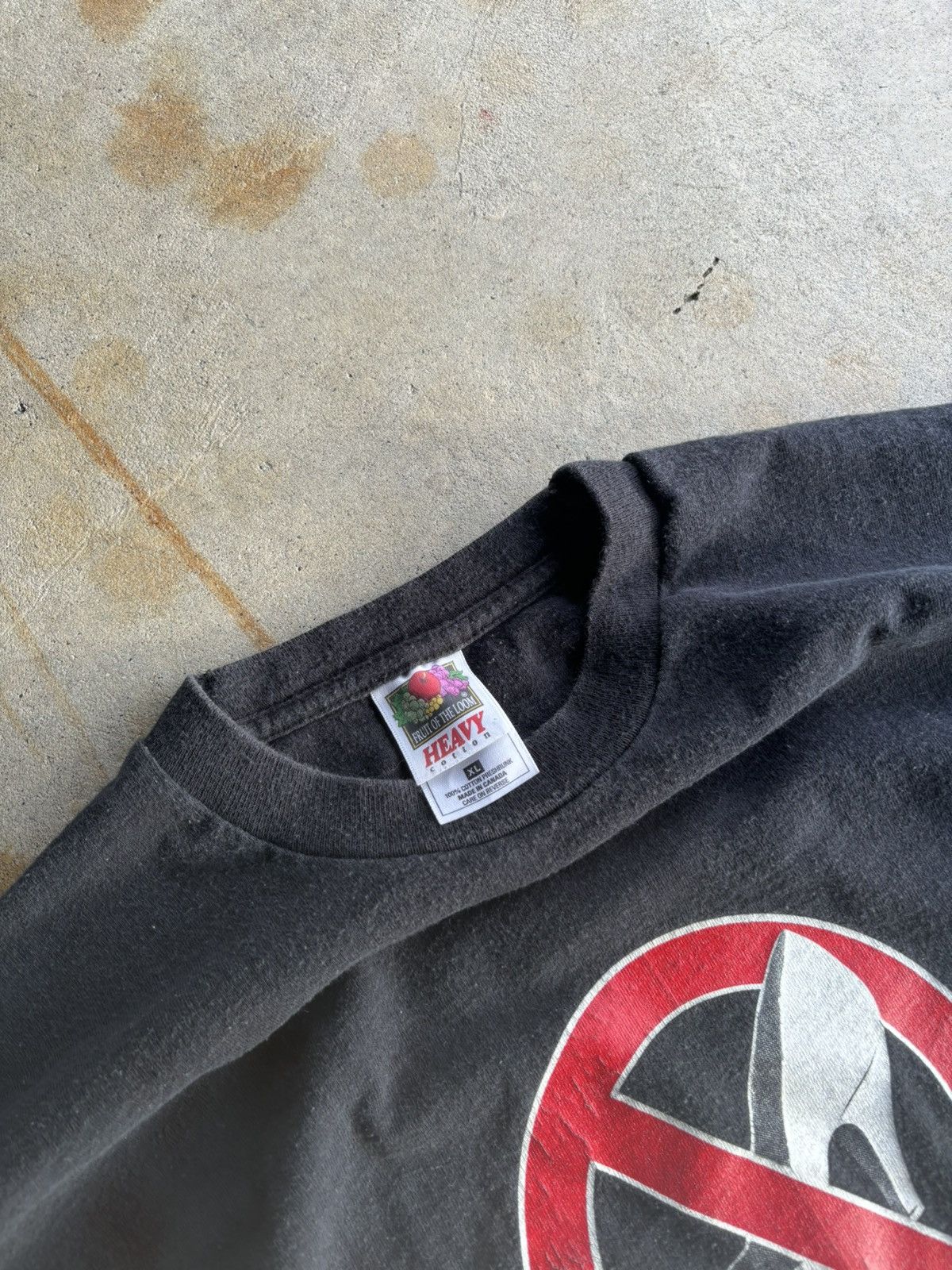 Vintage Crazy 90s No White Shoes After Labour Day Pinup Boxy Tee Size US XL / EU 56 / 4 - 4 Thumbnail