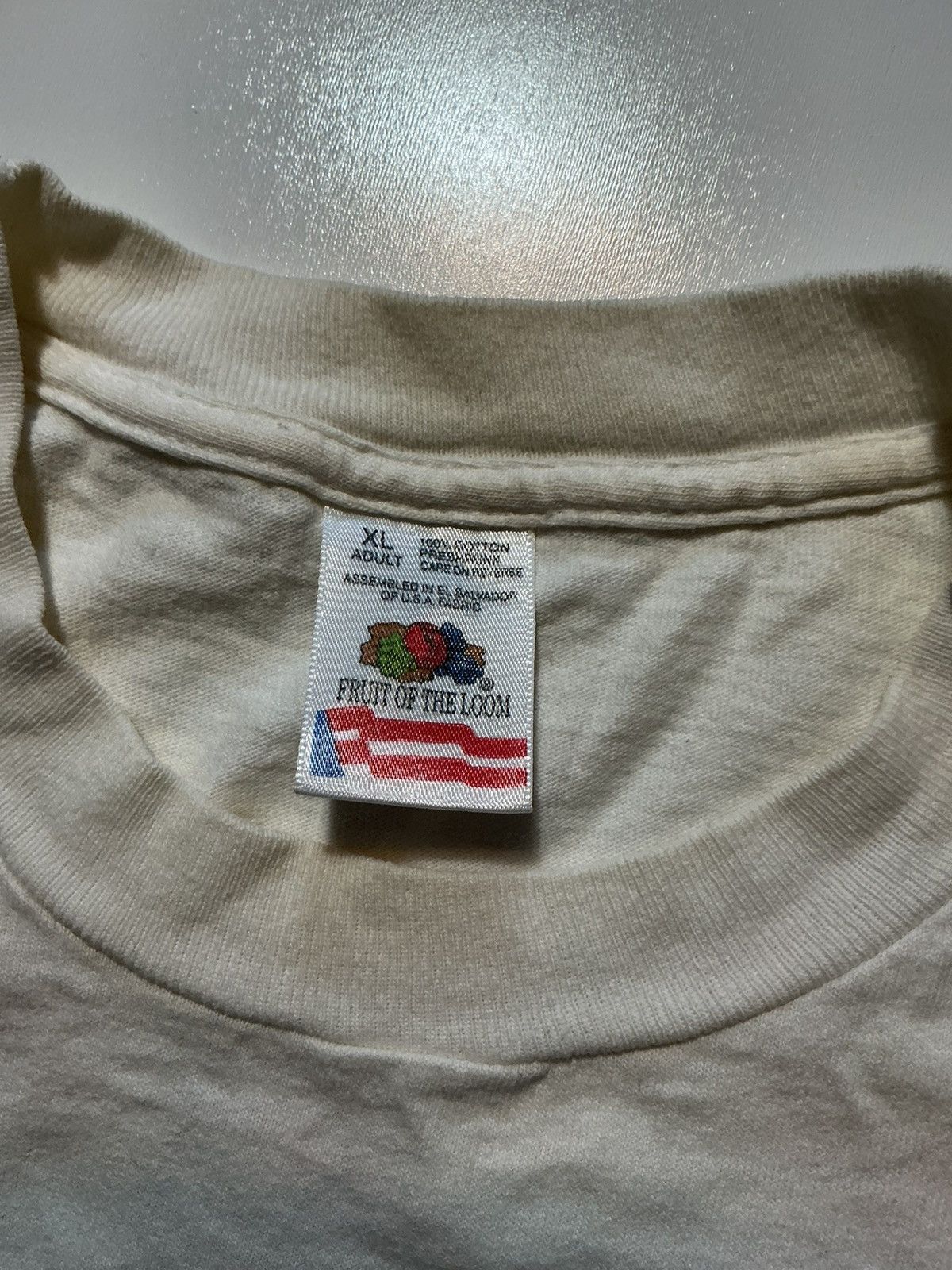 Fruit Of The Loom Vintage 90s Levis Casual Day United Single Stitch T-Shirt Size US XL / EU 56 / 4 - 5 Thumbnail