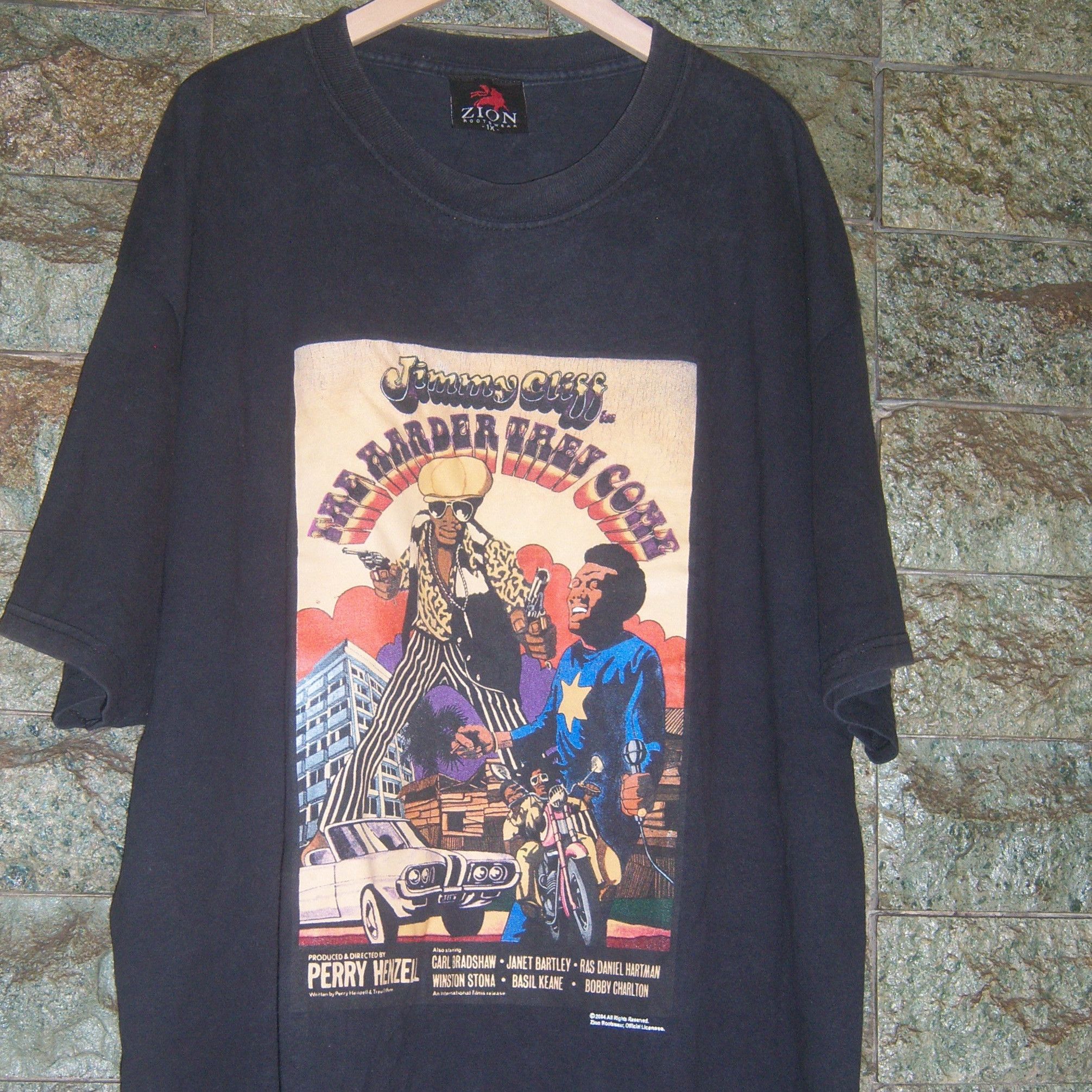 Band Tees × Vintage × Zion Rootswear 2004 Jimmy Cliff The Harder They Come Vintage Size US XL / EU 56 / 4 - 3 Thumbnail
