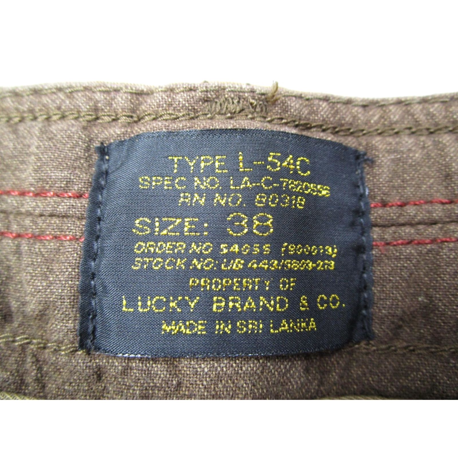 Lucky Brand Lucky Brand Chino Pants 38 Khaki Beige Casual Mens Size US 38 / EU 54 - 2 Thumbnail