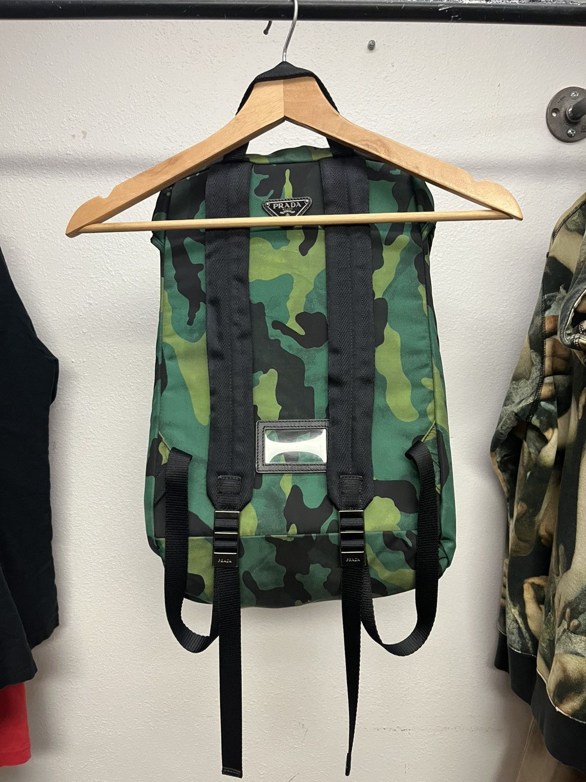 Prada Prada Tessuto Camo Nylon Bag Size ONE SIZE - 3 Thumbnail
