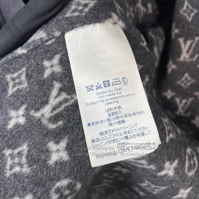 Louis Vuitton Louis Vuitton Grey wool blend with logo inside jacket Size XS / US 0-2 / IT 36-38 - 7 Thumbnail