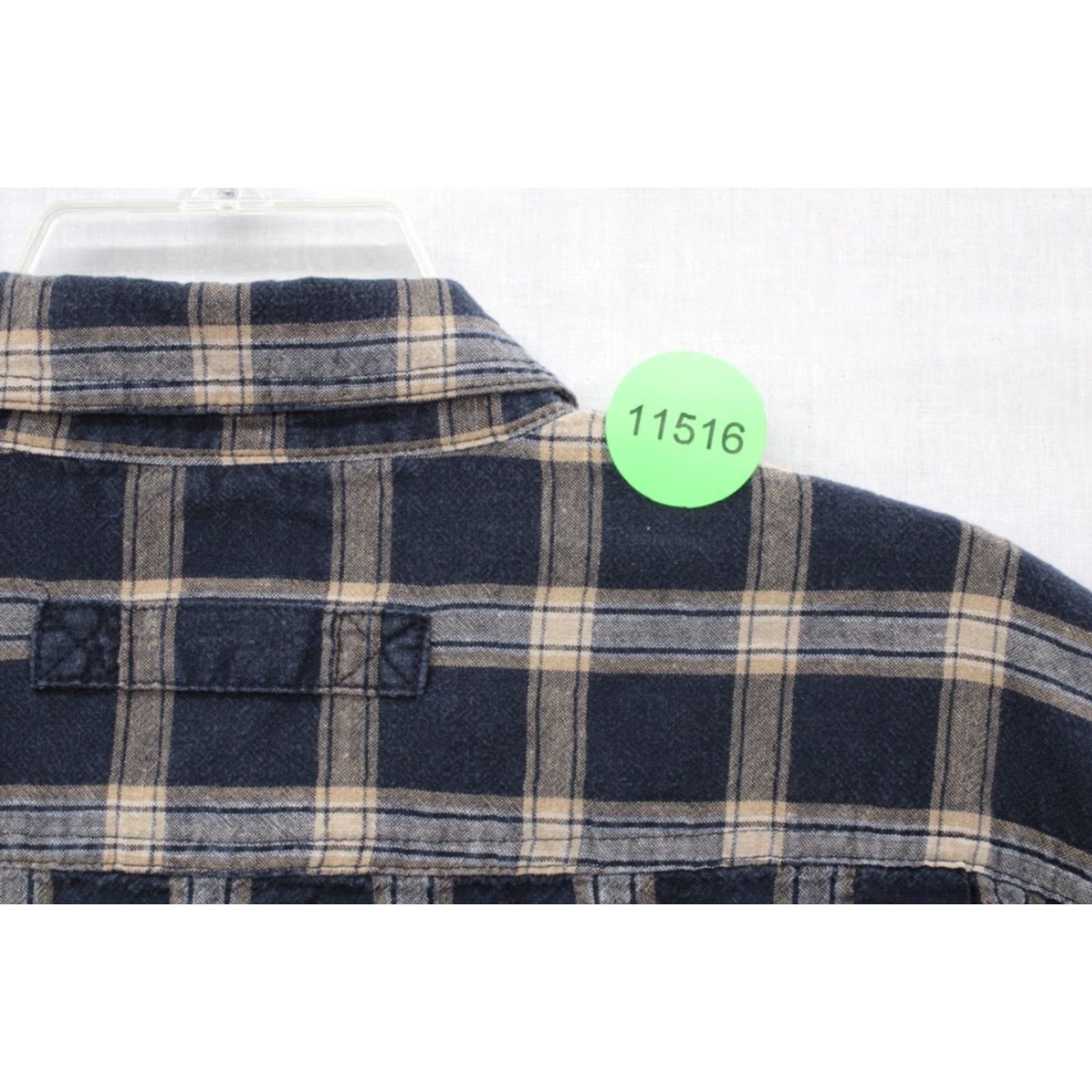 Vintage Duluth Shirt Men's XL Dark Blue Plaid Hemp Cotton Blend Short Sleeve Button Down Size US XL / EU 56 / 4 - 8 Thumbnail
