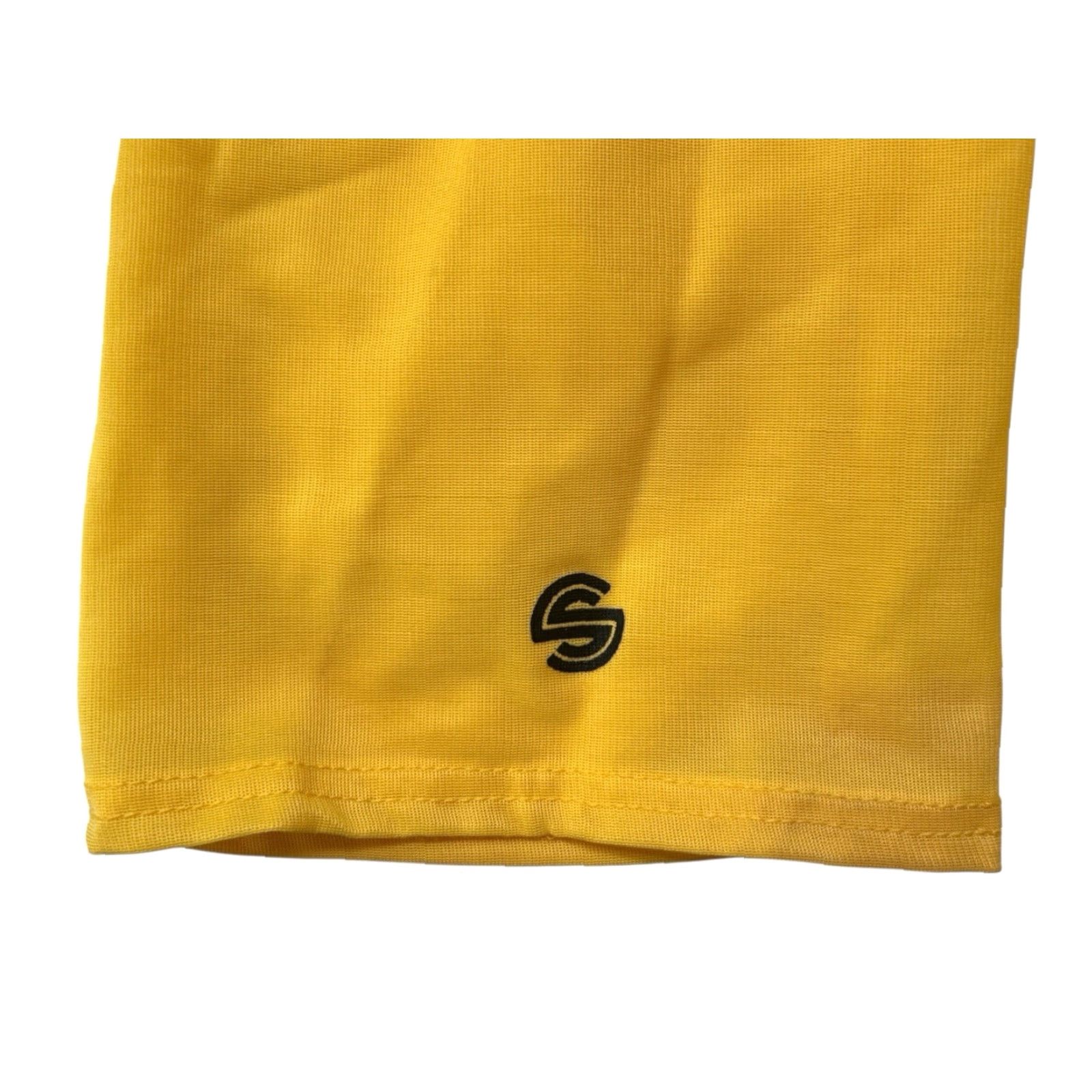 Vintage VINTAGE Stromgren Sport Compression Shorts Mens NWT M Yellow USA 90s Activewear Size US 31 - 6 Thumbnail