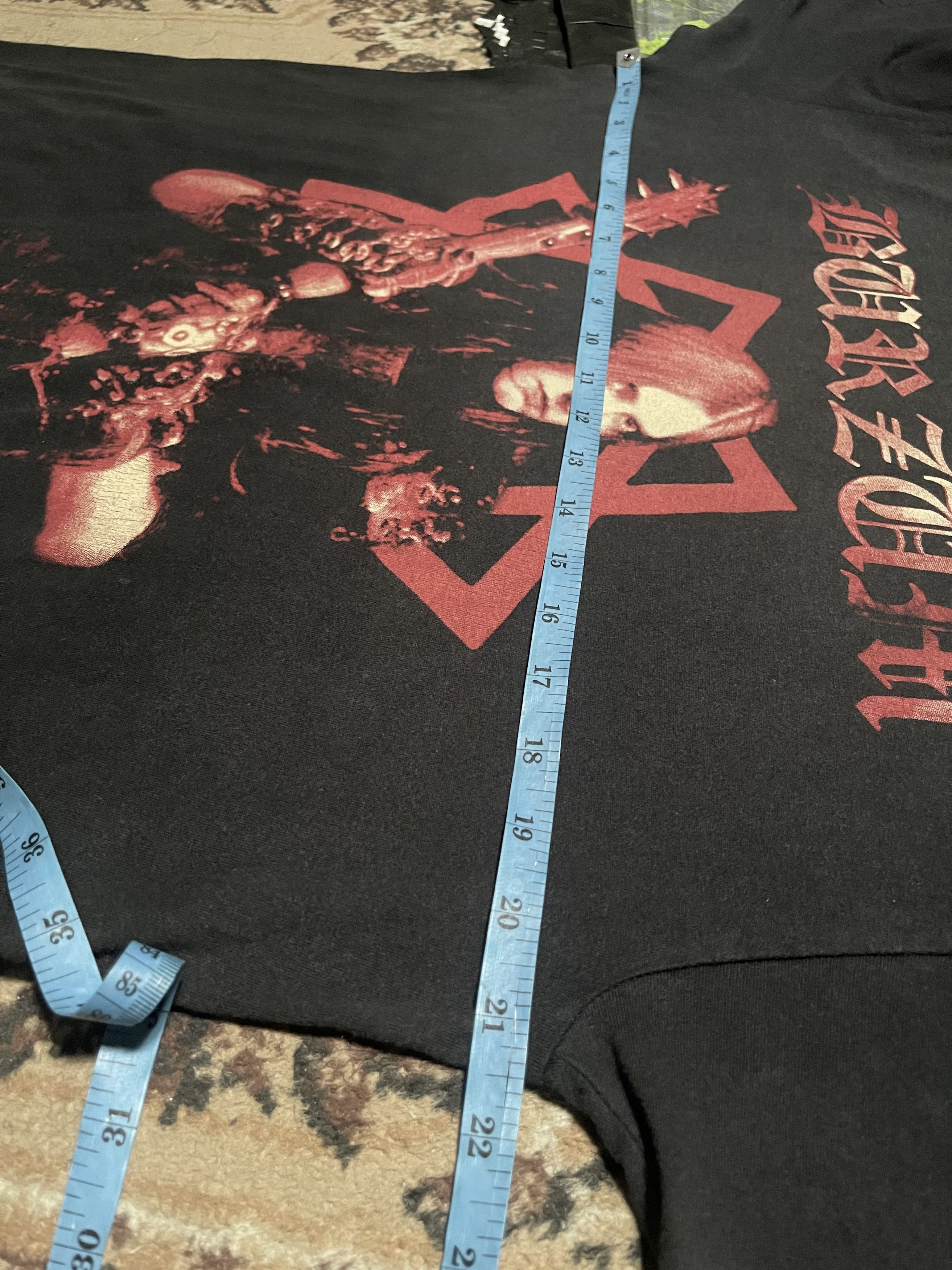 Band Tees Burzum Bathory Mayhem Darkthrone Immortal Gorgoroth Size US L / EU 52-54 / 3 - 16 Thumbnail