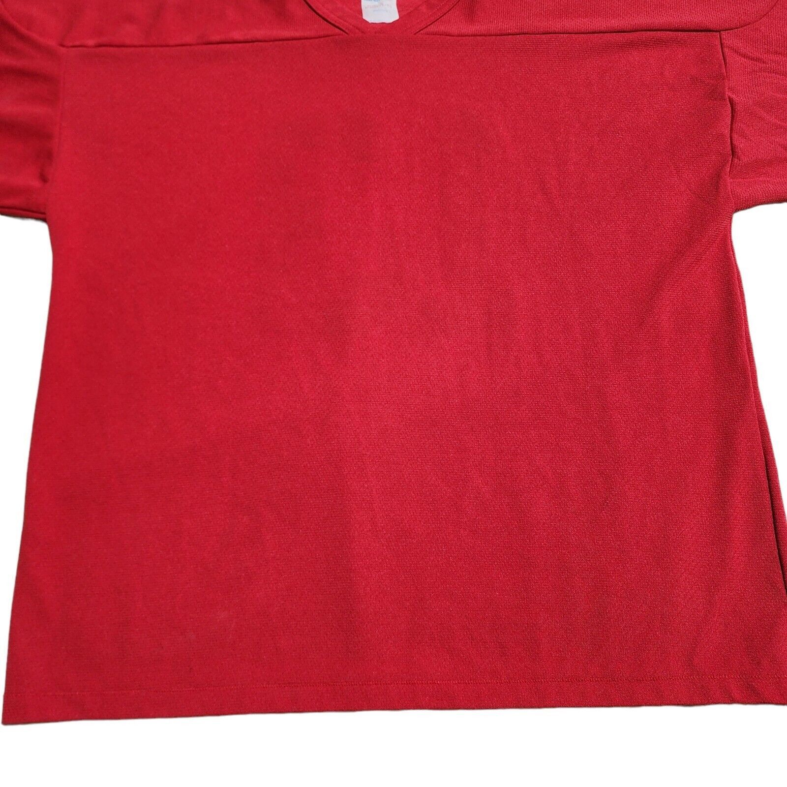 Vintage Vintage Athletic Knit Hockey Jersey Red Blank XL Size US XL / EU 56 / 4 - 2 Thumbnail