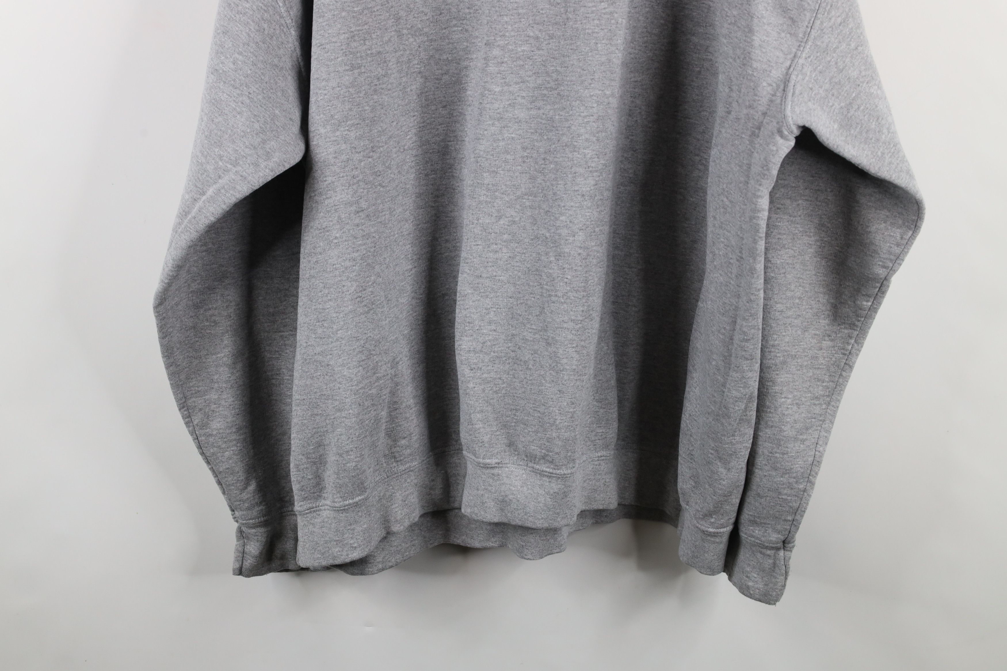 Vintage Vintage 90s Y2K Streetwear Crewneck Sweatshirt Heather Gray Size US XXL / EU 58 / 5 - 12 Thumbnail