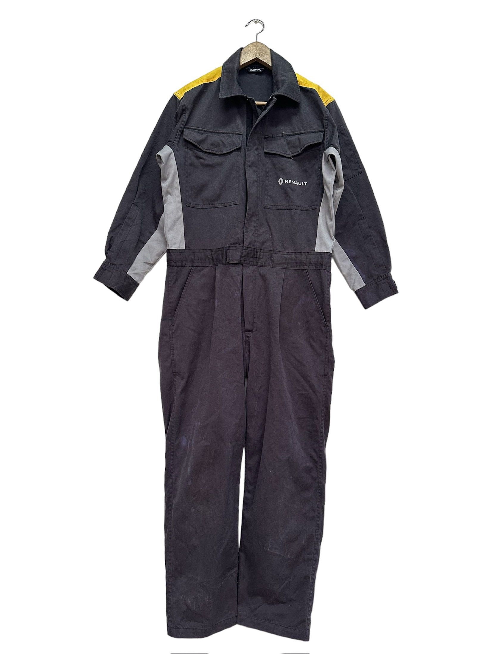 Sports Specialties Steal!! Vintage Renault Formula 1 Distressed Coverall Size US 33 - 3 Thumbnail