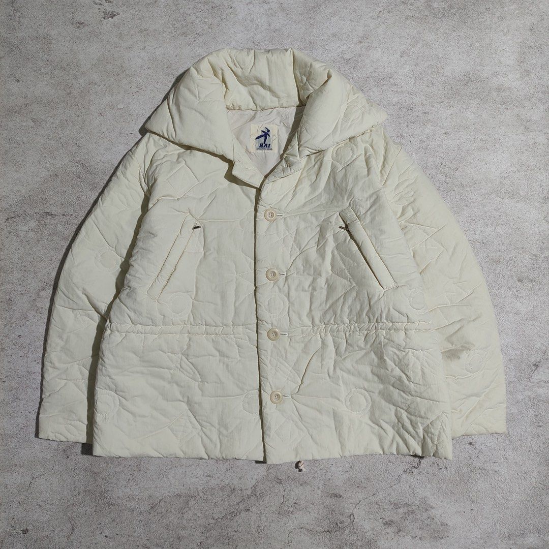 Vintage 90s Hai Sporting Gear By Issey Miyake Monogram Quilted Jacket Size L