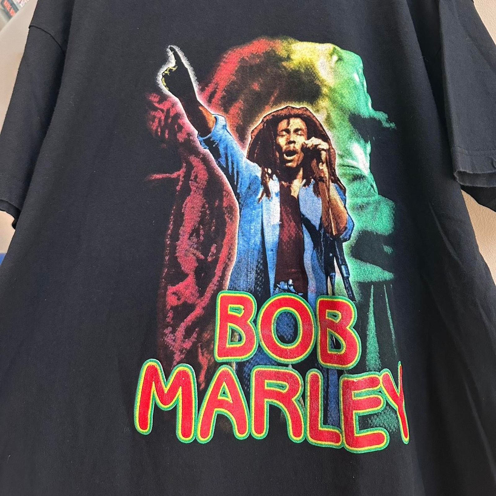 Band Tees × Vintage Vintage Bob Marley Rap Tee Size US XL / EU 56 / 4 - 3 Thumbnail
